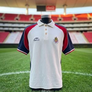 Chivas playera de concentración tipo polo 1999-2000