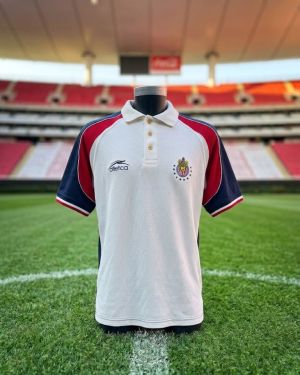 Chivas playera de concentración tipo polo 1999-2000