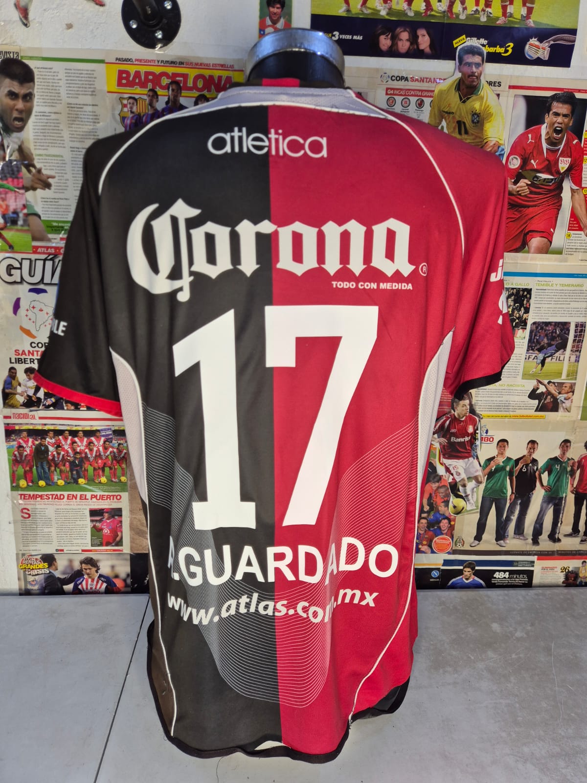 Atlas temporada 2008-2009 local #17 andres guardado