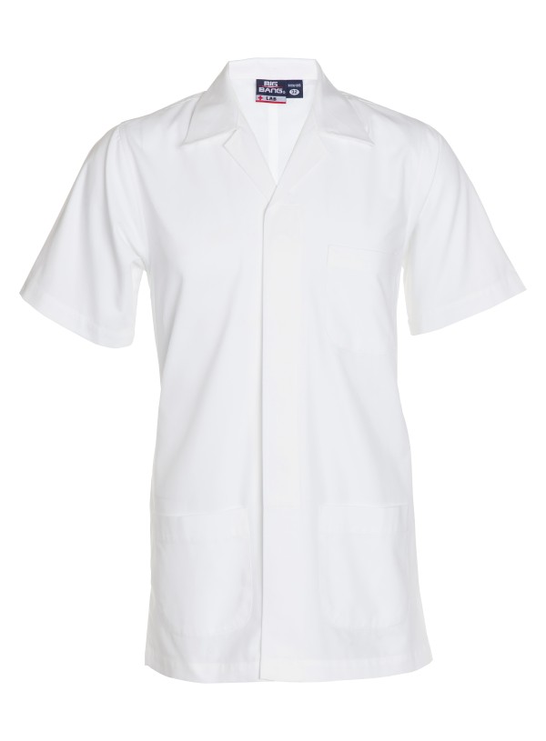 Bata de laboratorio manga corta