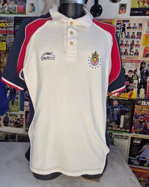 Chivas playera de concentración tipo polo 1999-2000
