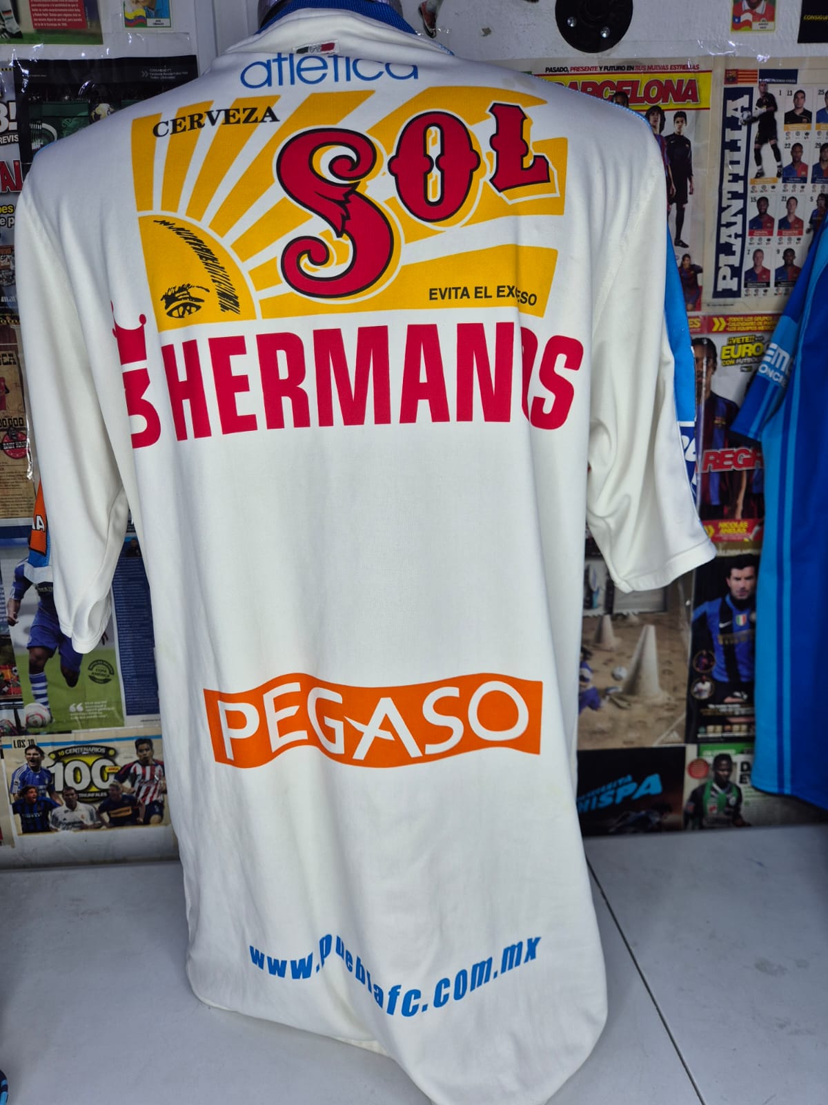 Jersey Puebla temporada 2001 – 2002 Local