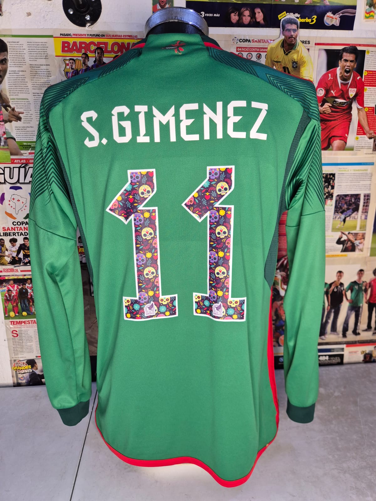 Selección mexicana 2026 tipografía día de muertos